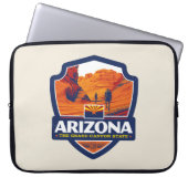 Staatsstolz | Arizona Laptopschutzhülle (Vorderseite)