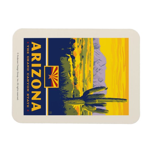 Staatsstolz | Arizona Magnet (Horizontal)