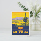 Staatsstolz | Arizona Postkarte (Stehend Vorderseite)
