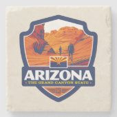 Staatsstolz| Arizona Steinuntersetzer (Vorderseite)