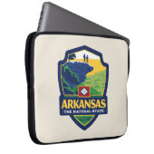 Staatsstolz | Arkansas Laptopschutzhülle (Vorne Rechts)