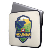 Staatsstolz | Arkansas Laptopschutzhülle (Vorderseite Links)