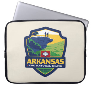 Staatsstolz Arkansas Laptopschutzhülle