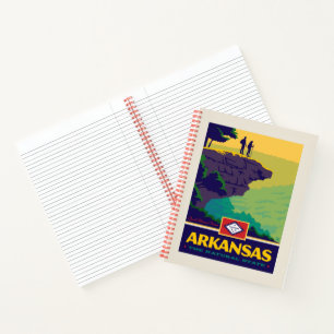 Staatsstolz Arkansas Notizblock