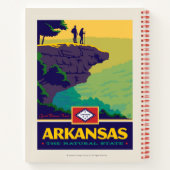 Staatsstolz | Arkansas Notizblock (Rückseite)