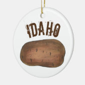 Staatsstolz Boise IDAHO Russet Potato Keramik Ornament (Links)