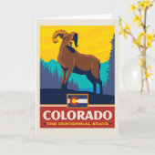 Staatsstolz | Colorado Karte (Gelbe Blume)