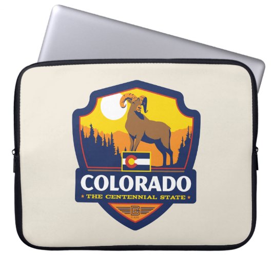 Staatsstolz | Colorado Laptopschutzhülle (Vorderseite)