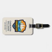 Staatsstolz | Connecticut Gepäckanhänger (Vorderseite horizontal)