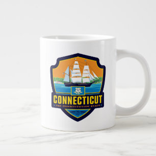 Staatsstolz Connecticut Jumbo-Tasse
