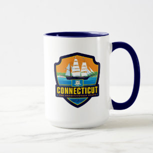 Staatsstolz Connecticut Tasse