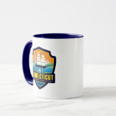 Staatsstolz | Connecticut Tasse (Vorderseite Links)