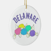 Staatsstolz Delaware Beach Salt Water Taffe Keramik Ornament (Rechts)