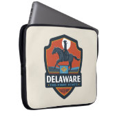 Staatsstolz | Delaware Laptopschutzhülle (Vorne Rechts)