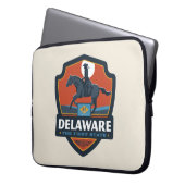 Staatsstolz | Delaware Laptopschutzhülle (Vorderseite Links)