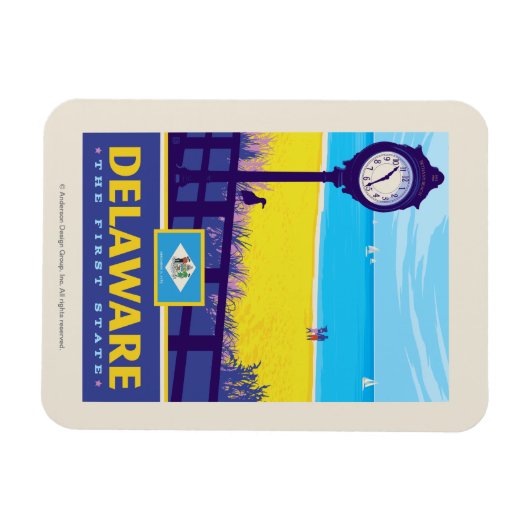 Staatsstolz | Delaware Magnet (Horizontal)
