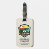 Staatsstolz | Florida Gepäckanhänger (Rückseite vertikal)