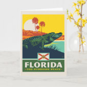 Staatsstolz | Florida Karte (Gelbe Blume)