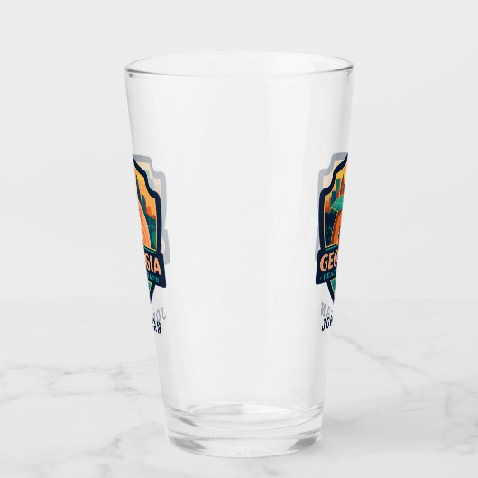 Staatsstolz | Georgien Glas (Links)