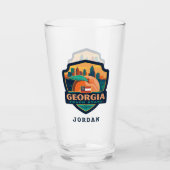 Staatsstolz | Georgien Glas (Vorderseite)