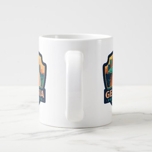 Staatsstolz | Georgien Jumbo-Tasse (Rückseite)