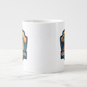 Staatsstolz | Georgien Jumbo-Tasse (Vorderseite)