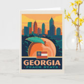 Staatsstolz | Georgien Karte (Gelbe Blume)