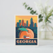 Staatsstolz | Georgien Postkarte (Stehend Vorderseite)