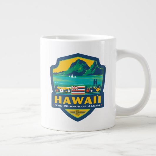 Staatsstolz | Hawaii Jumbo-Tasse (Rechts)
