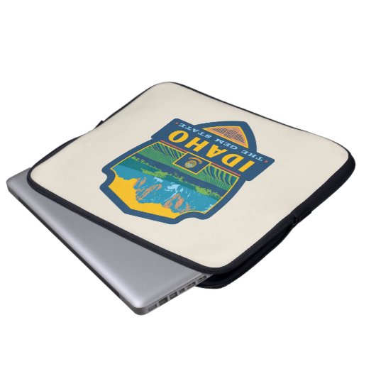 Staatsstolz | Idaho Laptopschutzhülle (Vorne Knopf)