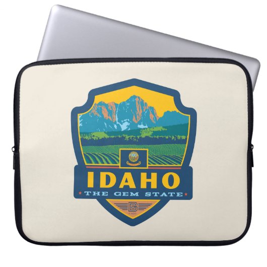 Staatsstolz | Idaho Laptopschutzhülle (Vorderseite)