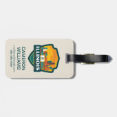 Staatsstolz | Illinois Gepäckanhänger (Rückseite horizontal)