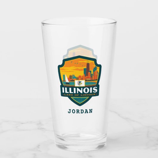 Staatsstolz | Illinois Glas (Vorderseite)