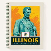 Staatsstolz | Illinois Notizblock (Vorderseite)