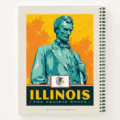 Staatsstolz | Illinois Notizblock (Rückseite)