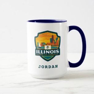Staatsstolz Illinois Tasse