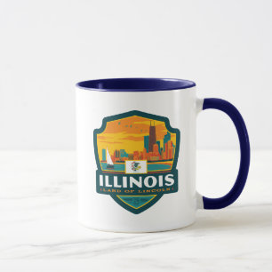 Staatsstolz Illinois Tasse