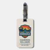 Staatsstolz | Indiana Gepäckanhänger (Rückseite vertikal)
