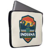 Staatsstolz | Indiana Laptopschutzhülle (Vorne Rechts)
