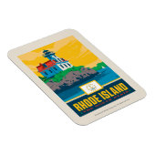 Staatsstolz | Insel Rhode Magnet (Rechte Seite)