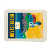 Staatsstolz | Insel Rhode Magnet (Horizontal)