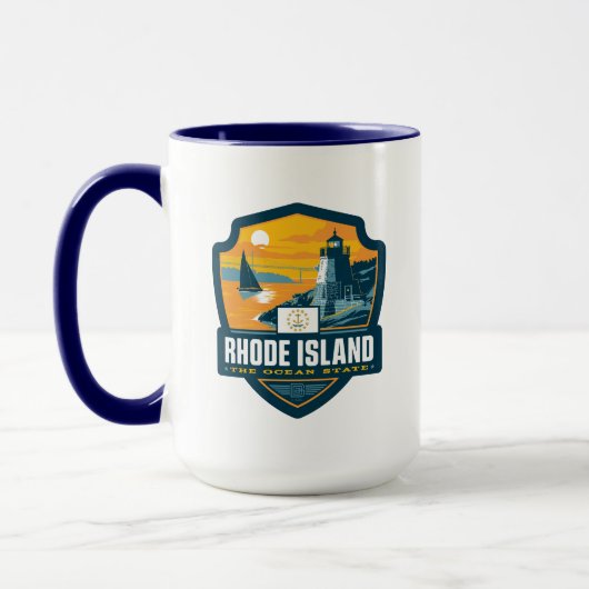 Staatsstolz | Insel Rhode Tasse (Links)