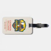 Staatsstolz | Iowa Gepäckanhänger (Rückseite horizontal)