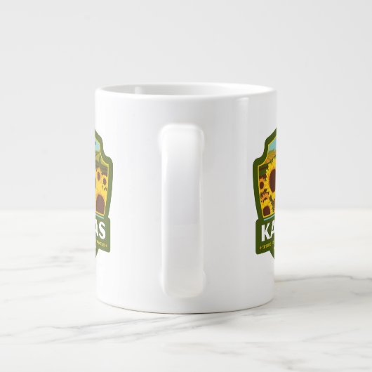 Staatsstolz | Kansas Jumbo-Tasse (Rückseite)