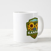 Staatsstolz | Kansas Jumbo-Tasse (Vorderseite Rechts)