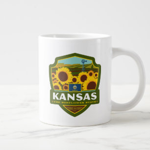 Staatsstolz   Kansas Jumbo-Tasse