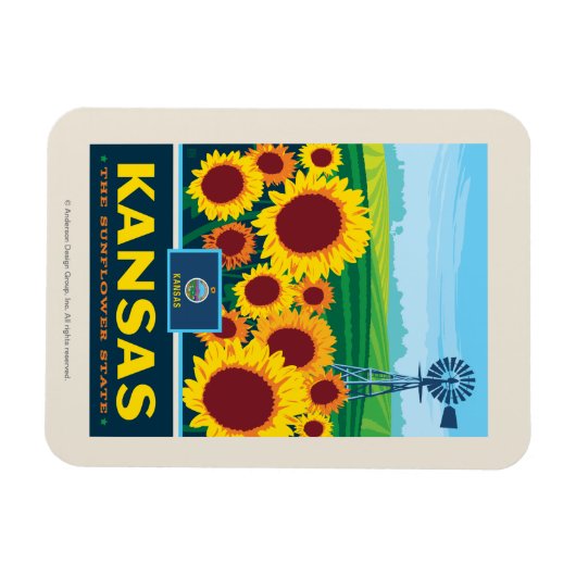 Staatsstolz | Kansas Magnet (Horizontal)
