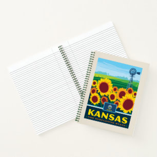 Staatsstolz Kansas Notizblock