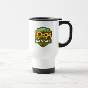 Staatsstolz Kansas Reisebecher