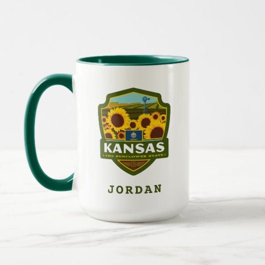 Staatsstolz | Kansas Tasse (Links)